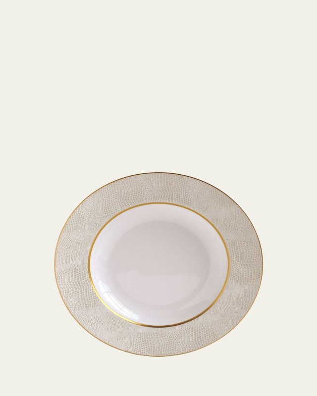 Sauvage White Rim Soup Plate